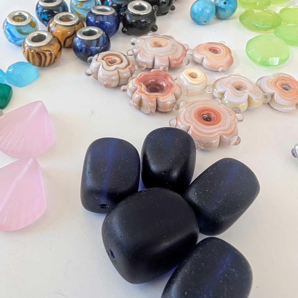 Assorted Glass Beads Collection
